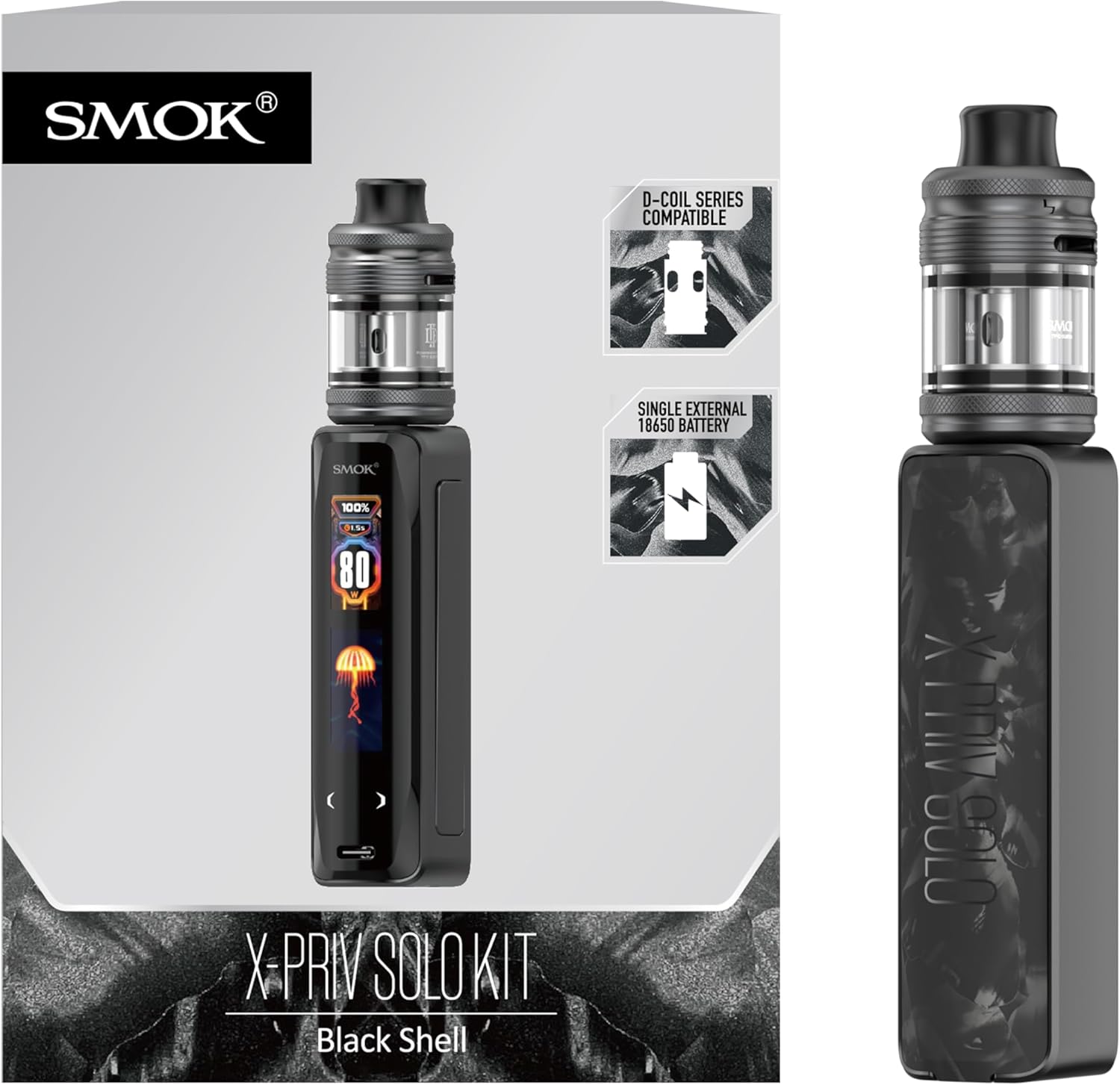 SMOK X-Priv Solo Kit 80W Box Mod