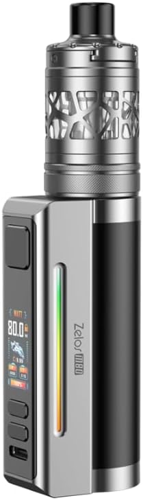 Aspire Zelos M80 Kit Schwarz Silber mit Nautilus 3 Tank und TFT Display