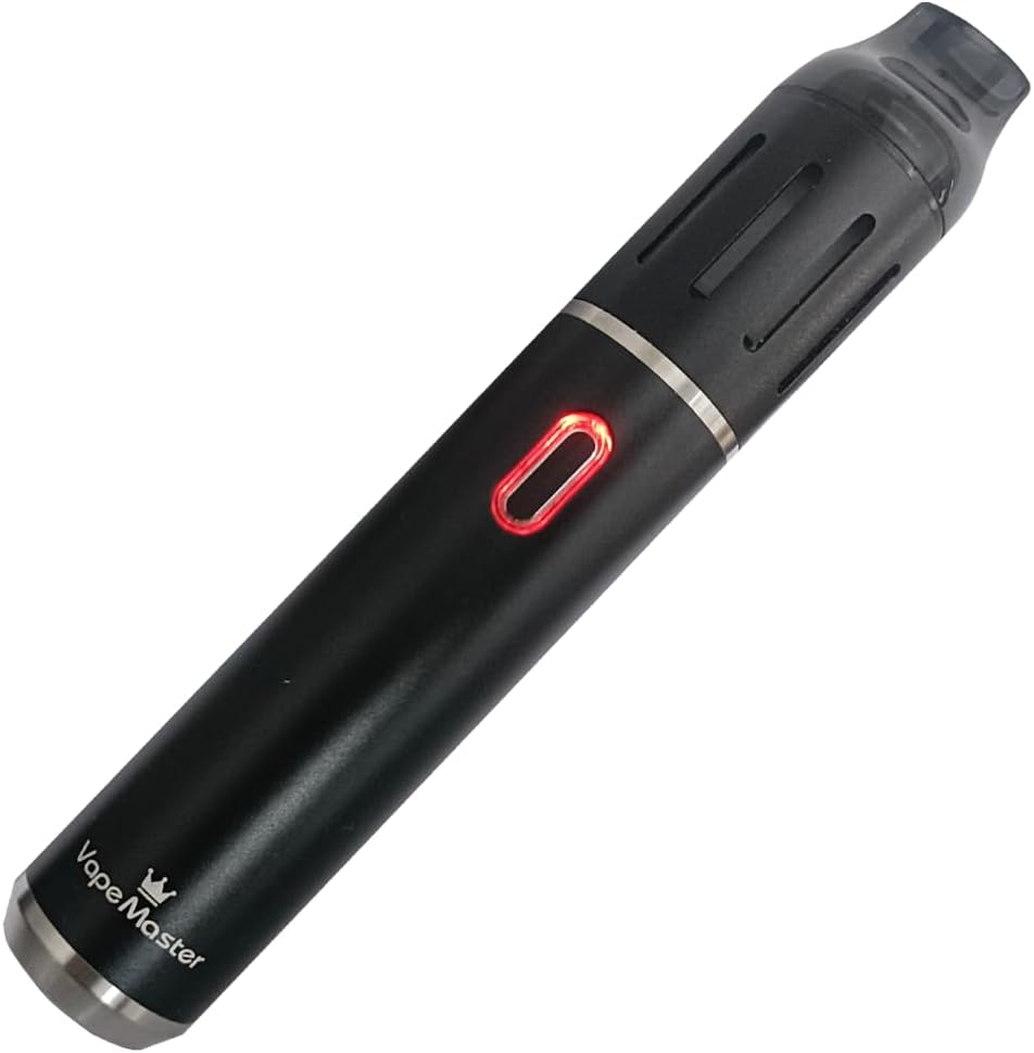 VapeMaster Skywalker Pen-Style Vaporizer Schwarz mit Keramikkammer und 2000mAh Akku